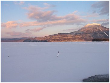 	冬の阿寒湖	